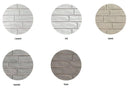 Wall tile Organic Brick Teak 7.5x30 cm rectified