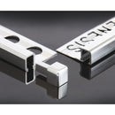 Angle Piece Gloss Silver 10 mm (4 pieces) ECG100.91 by Genesis