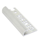 Corner piece Silver Aluminum 10 mm (4 pieces) EAC100.91 by Genesis
