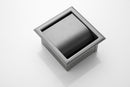 Built-in toilet roll holder Gun metal stainless steel by L'Aqua®