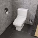 Built-in toilet roll holder stainless steel matt black by L'Aqua®