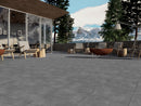 Ceramic Garden Tile ARK Anthracite 45x90x2 cm Rectangle - Porcelain Matt Rectified Frost-resistant - Concrete Look For Outdoors