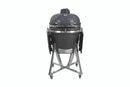 Landmann Kamado 22 pouces Large Gris - Barbecue à Charbon en Céramique avec Chariot - Pierres à Pizza MLS - Ø48 cm