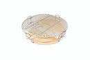 Landmann Kamado 22 pouces Large Gris - Barbecue à Charbon en Céramique avec Chariot - Pierres à Pizza MLS - Ø48 cm
