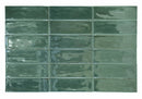 Carrelage mural Calpe Vert 5x15 cm brillant