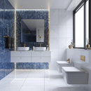 Mélange bleu mosaïque 29,5 x 29,5 cm bo.005