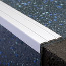 NAS107.83 Aluminium Stair Nosing Self-Adhesive - Matt Brass - 25x10mm - 0.9m and 2.7m