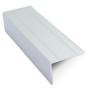 NAS207.81 Aluminum Stair Nosing Self-Adhesive - Matt Silver - 30x20mm - 0.9m and 2.7m