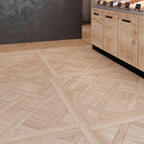 Carrelage de sol Suecia Arce 100x100 cm – Grès cérame Mat Rectifié – Aspect bois Design parquet