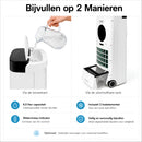 Coolboy R117 Refroidisseur d'air 3 en 1 avec accumulateurs de froid | Refroidisseur d'air sans pales 75W avec télécommande