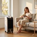 Coolboy ICE 25 Refroidisseur d'Air avec Éléments Refroidissants - Refroidisseur d'Air Compact 75W | Climatiseur sans Tuyau d'Évacuation ni Ionisation
