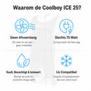Coolboy ICE 25 Refroidisseur d'Air avec Éléments Refroidissants - Refroidisseur d'Air Compact 75W | Climatiseur sans Tuyau d'Évacuation ni Ionisation