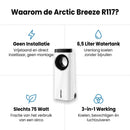 Coolboy R117 Refroidisseur d'air 3 en 1 avec accumulateurs de froid | Refroidisseur d'air sans pales 75W avec télécommande