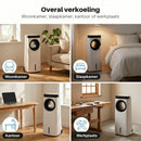 Coolboy R117 Refroidisseur d'air 3 en 1 avec accumulateurs de froid | Refroidisseur d'air sans pales 75W avec télécommande