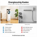 Coolboy R117 Refroidisseur d'air 3 en 1 avec accumulateurs de froid | Refroidisseur d'air sans pales 75W avec télécommande