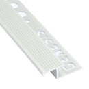Profilé pour carrelage Bordure de marche Aluminium Argent Mat 12 mm 270 cm NLT128.81 de Genesis