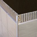 Tile profile Square Sand color Aluminum 10 mm 270 cm ESA107.425 by Genesis