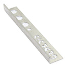 Profilé pour carrelage Droit Inox 12 mm 270 cm ESS127.84 de Genesis