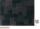 Floor tile Gera Anthracite 15x15 cm rectified