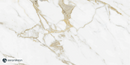 Floor Tile Gold Calacatta White 60x120 cm Rectangle – Porcelain Lappato Rectified – Marble Look