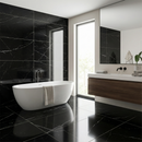 Carrelage de sol HG Marquina Noir 60x120 cm finition brillante