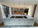 Nikea Sephia Grey Floor Tile 20x20 cm Square - Matt Porcelain - Victorian &amp; Moroccan Pattern Tile R10