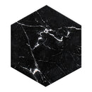 Carrelage de sol Stream Black Hexa 20x20 cm