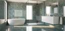Floor tile VN Lemurian Blue 60x120 cm high gloss