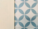 Floor tile Kashba Blue Circle 20x20 cm
