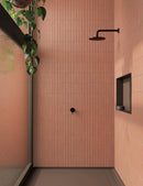 Carrelage mural Deco Lingot Corail 32x62,5 cm Rectangle - Porcelaine Semi-brillante Antigel - Teinte Terre Cuite Chaude