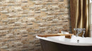 Wall tile Farilya Gri 25x45 cm Rectangle - Porcelain Matt Interlocking - Stone look Gray tint