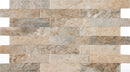 Wall tile Farilya Gri 25x45 cm Rectangle - Porcelain Matt Interlocking - Stone look Gray tint