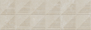 Wall tile Hauteville Carved Cream Decor 25x75 cm