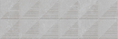 Carrelage mural Hauteville Décor Carved Gris 25x75 cm