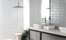 Mallorca White Wall Tile 7.5x30 cm Rectangle Gloss – Mediterranean Artisanal Look