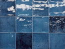 Wall tile Zellige Blue 12x12 cm by Mayolica