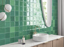 Carrelage mural Zellige Vert 12x12 cm de Mayolica