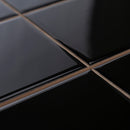 Wall tile Black 10x10 cm gloss