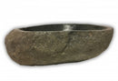 Lavabo en pierre de rivière gris moyen 35/45cm par L'Aqua®
