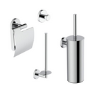 Wiesbaden Alonzo Toilet Accessory Set Chrome 4-piece – Wall Mounted
