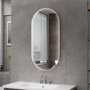 Aloni Ovale LED Mirror Avalo 50x100 cm Brown Bronze