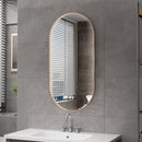 Aloni Ovale LED Mirror Avalo 50x100 cm Brown Bronze