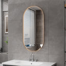 Aloni Ovale LED Mirror Avalo 50x100 cm Brown Bronze