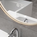 Aloni Ovale LED Mirror Avalo 50x100 cm Brown Bronze