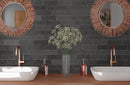 Nolita Noir Wall Tile 6.5x20 cm Porcelain Gloss – Deep Black