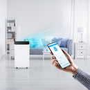 Climatiseur mobile AUX 12 000 BTU – Refroidissement et chauffage – Wi-Fi – R290 – Blanc