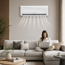 Climatiseur multi-split AUX, unité intérieure, chaud et froid, WiFi, 18000 BTU, 5,2 kW – Blanc mat