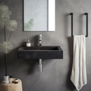 Ensemble lave-mains Karl Pierre Bleue Robinet Central Chromé Robinet 37x23,5x7cm