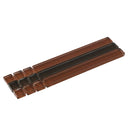 Listello Stick mozaiek Glas mat bruin 4,8 x 19,5 cm -