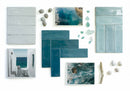 Carrelage mural Calpe Bleu 5x15 cm brillant
